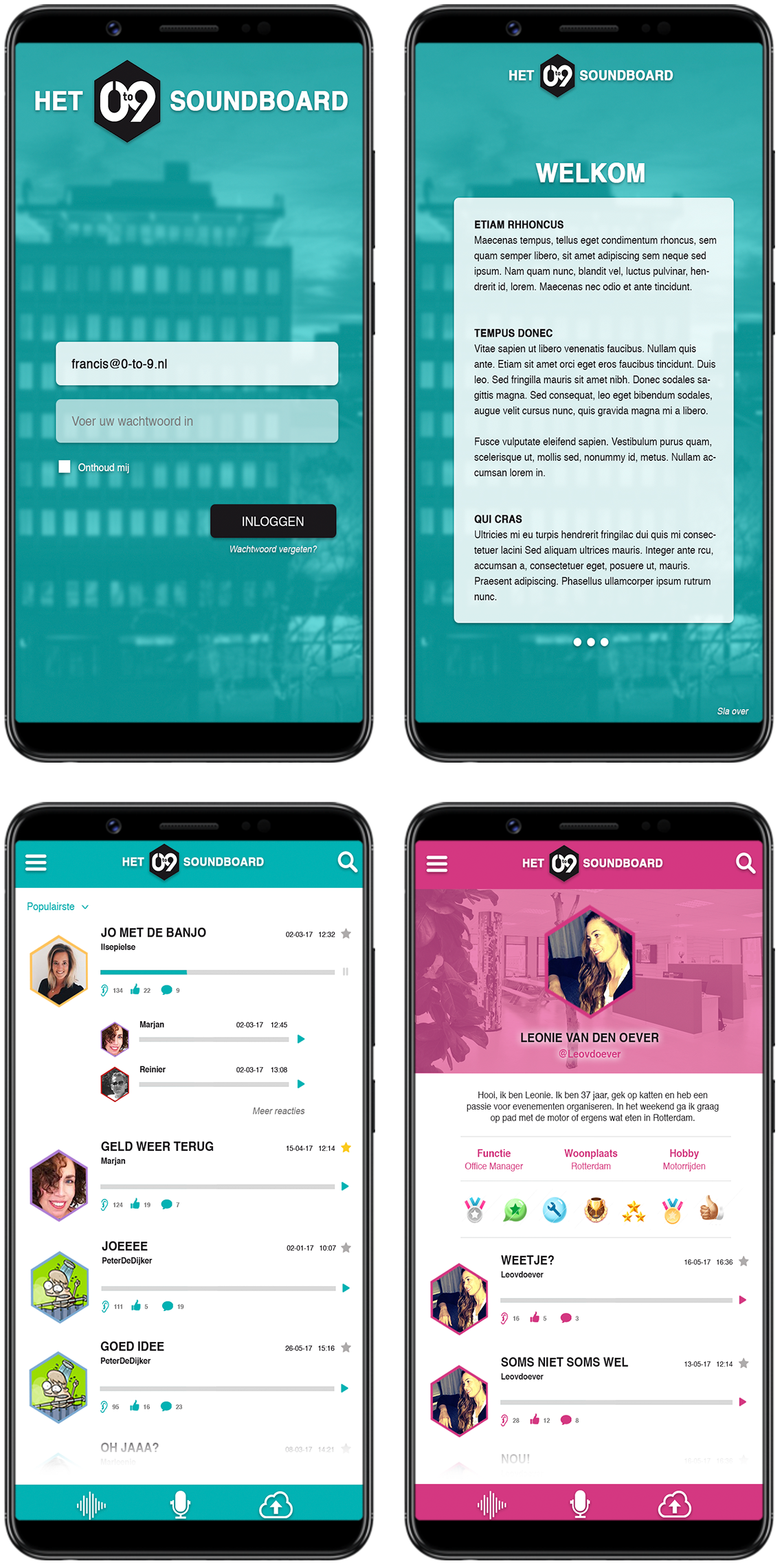 0to9 - soundboard concepten