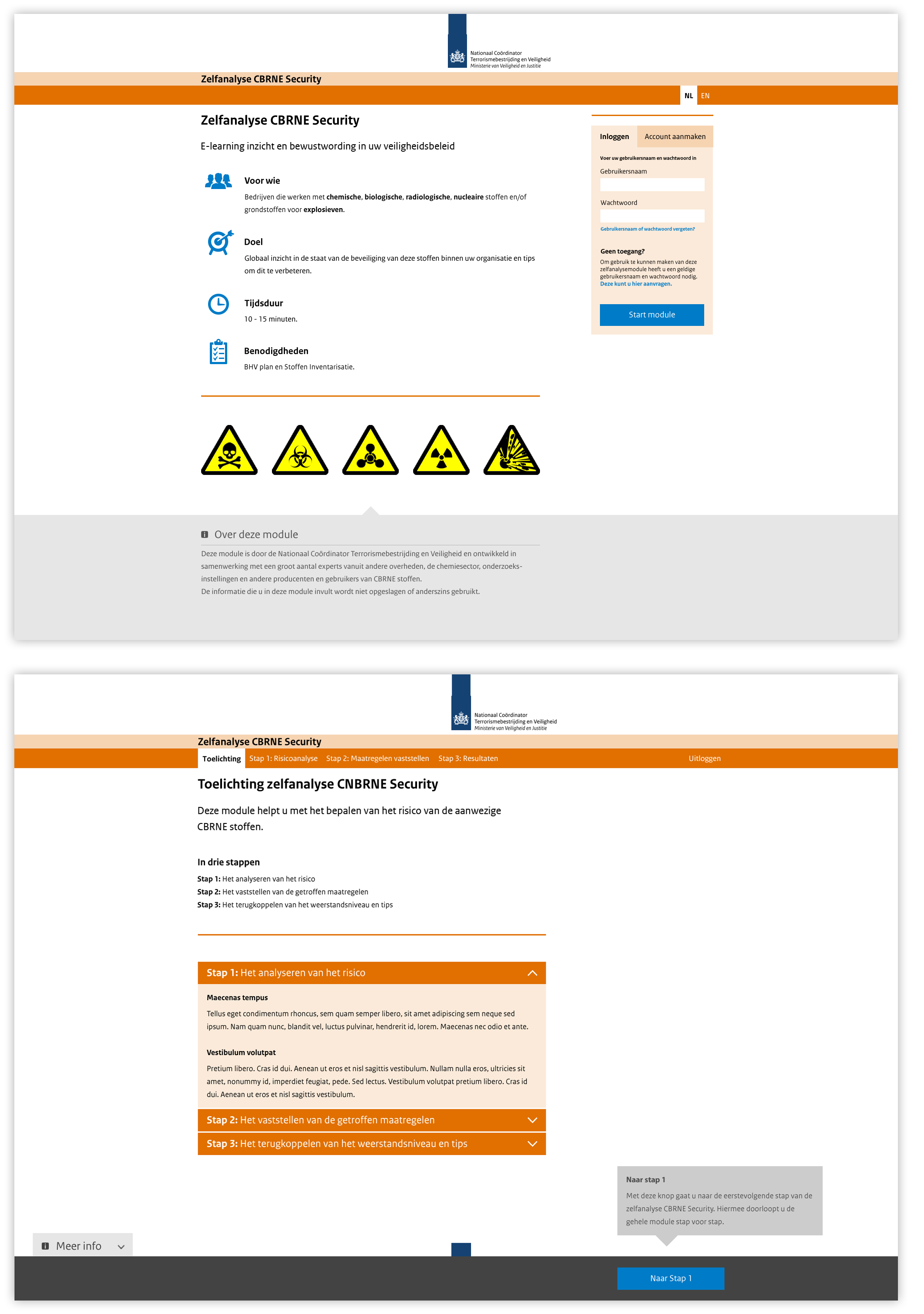 De Rijksoverheid - e-learning concepten