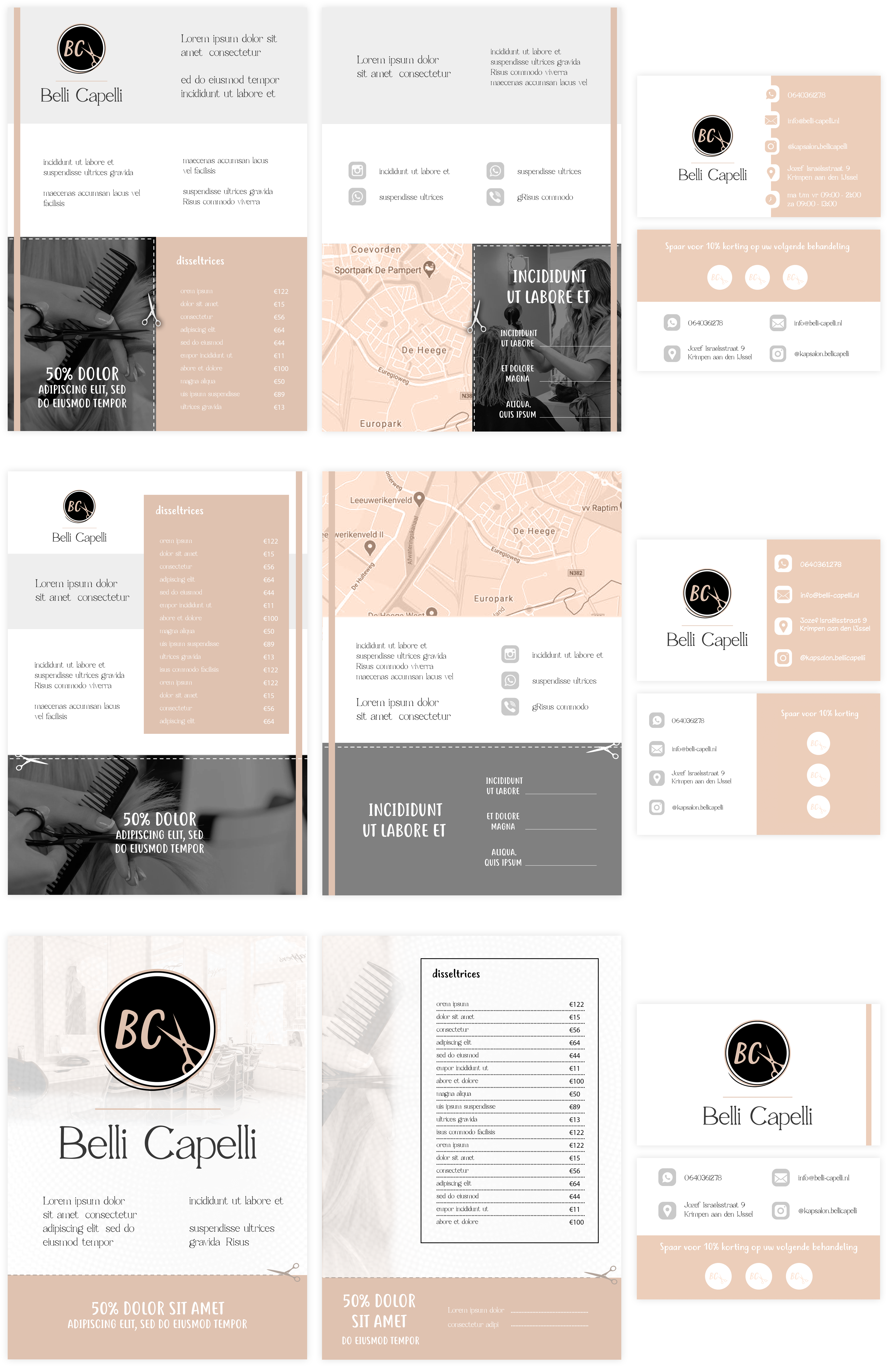 Belli Capelli - branding concepts