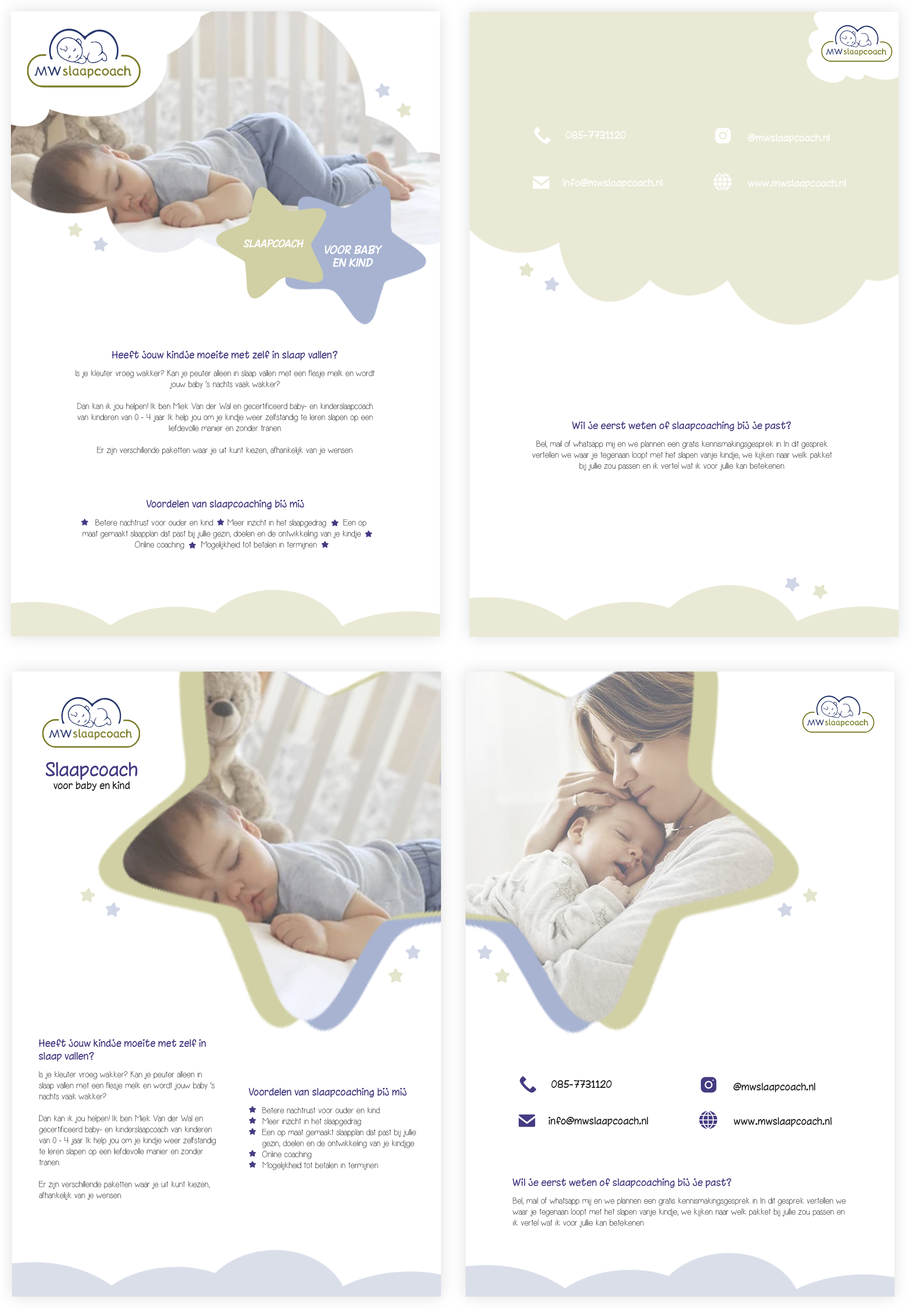 MW Slaapcoach - flyer concepts